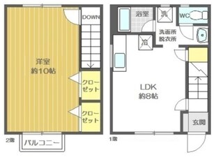 トリニティハウスの物件間取画像